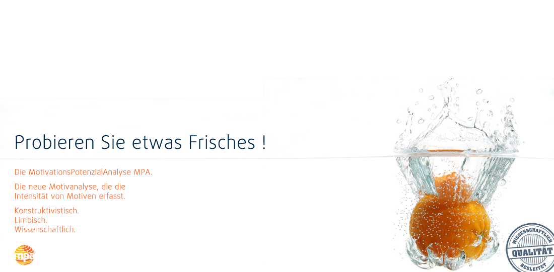 Probieren Sie etwas Frisches !